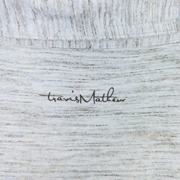 Travis Mathew Polo Shirt Men XXL Blue/Black Heather Performance The Retreat Golf - Picture 10 of 13